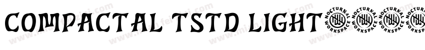 COMPACTAL TSTD LIGHT字体转换